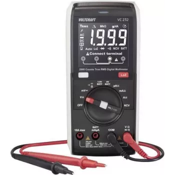 VC232 ručný multimeter digitálny CAT III 600 V displej 2000 počtov (VC-12884300)