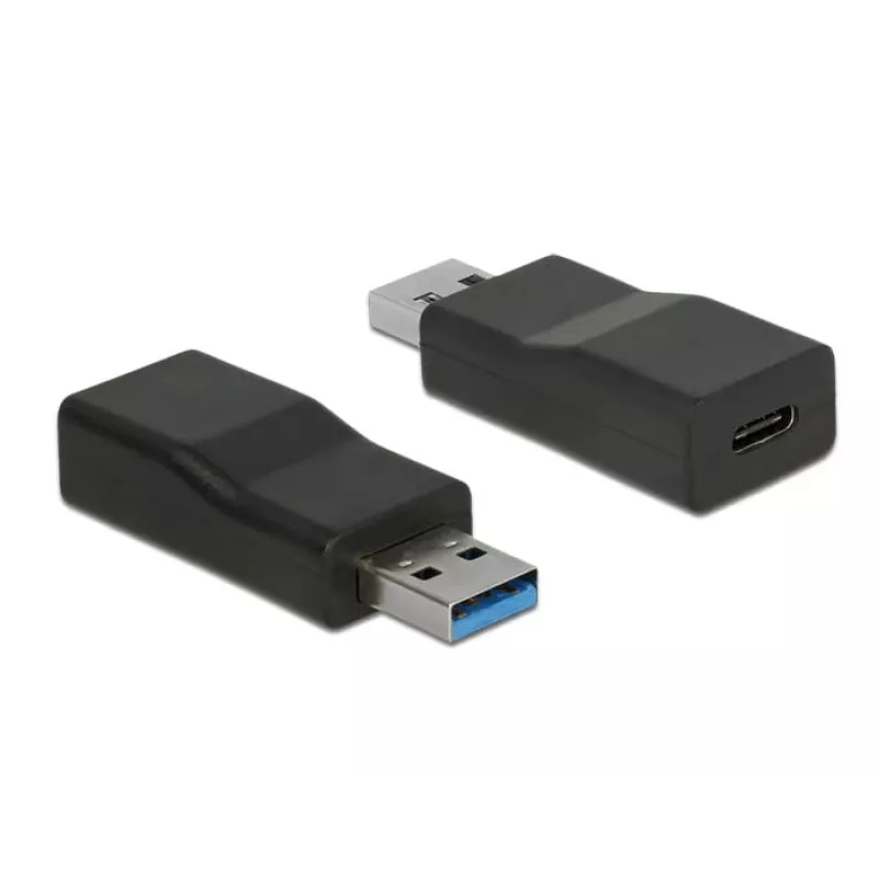 Káblový adaptér DeLOCK 65696 USB 3.1 Gen 2 Type-A na Type-C čierny