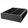 Počítačová skriňa Akasa Newton RC kompaktná bezventilátorová skriňa pre ASUS NUC 14 Pro, Mini ITX, čierna