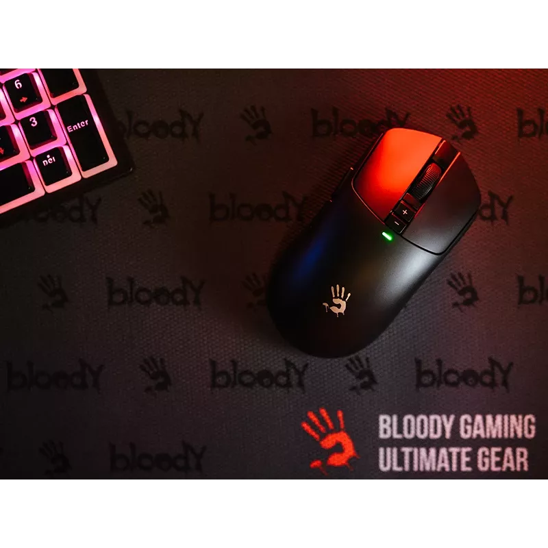 A4TECH BLOODY myš R72 ULTRA WRLS 2.4G+USB čierna
