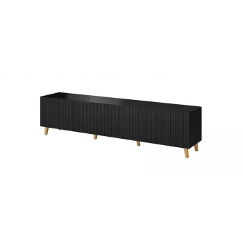 Cama RTV skrinka PAFOS 200x42x52 čierna matná