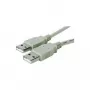 Microconnect USBAA1 USB kábel USB 2.0 1 m USB A sivý