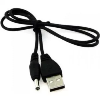 ALLNET USB_DC_5.5MM_1M univerzálny čierny napájací zdroj a menič napätia (USB_DC_5.5_90°_1m)