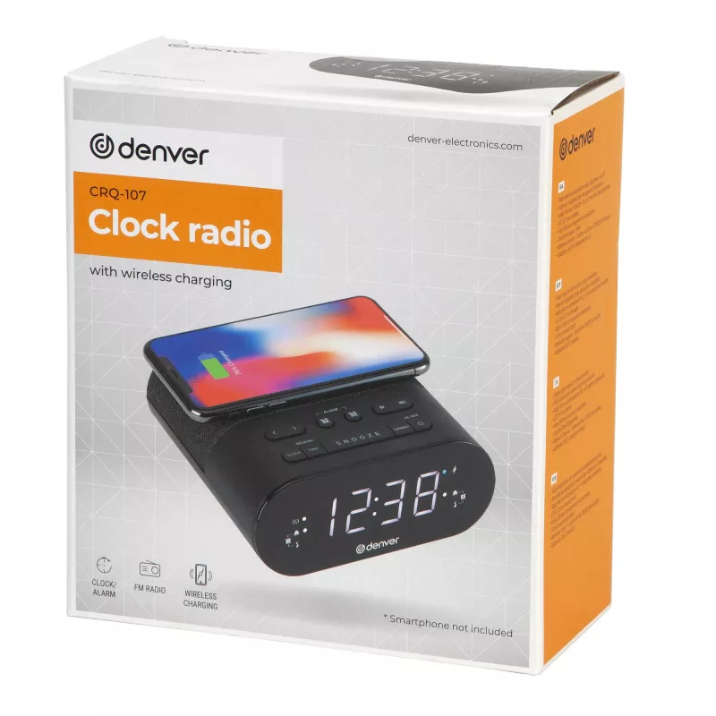 Denver CRQ-107 digitálny budík čierny