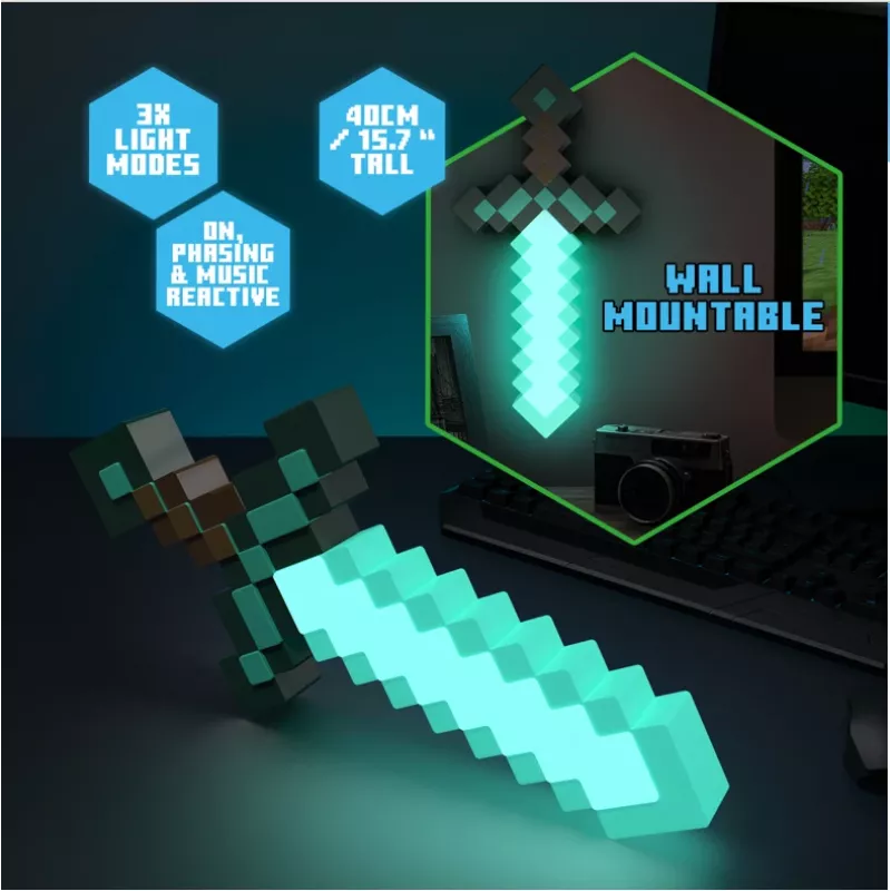 Paladone Minecraft meč svetlo dekoračná lampa