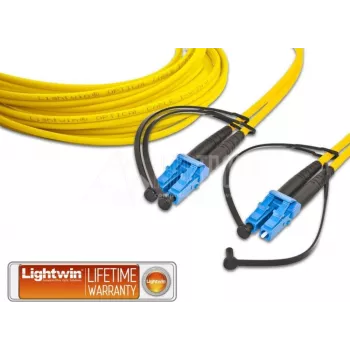Lightwin High Quality Duplex LWL patch kábel, SM, LC - LC LWL patch kábel (LDP-09 LC-LC 0.25)