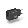 Sieťová nabíjačka ESPERANZA EZC104K 20W čierna, USB napájací zdroj pre prenosné zariadenia