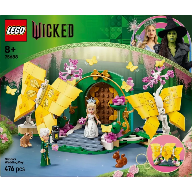 LEGO stavebnica Wicked 75688 Glindans Hochzeitstag — tematická sada, model 75688