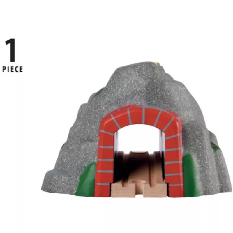 World magic tunnel, železnica sivá/červená
