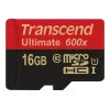 Transcend microSDHC MLC 16GB Class 10 UHS-I 600x + SD adaptér