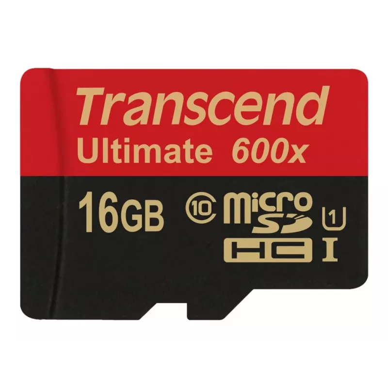 Transcend microSDHC MLC 16GB Class 10 UHS-I 600x + SD adaptér