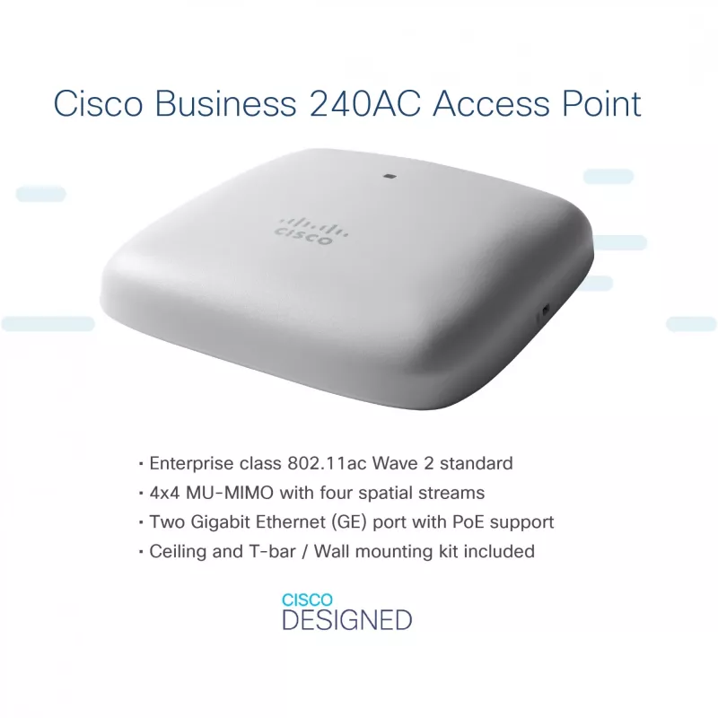 CISCO Business W240AC 802.11ac Wave 2 Access Point