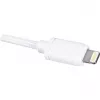 USB 2.0 adaptérový kábel, USB-A konektor samec > Lightning konektor samec (biela, 2,0 metra)