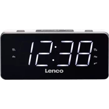 Lenco CR-18 - hodiny - digitálne - FM - LED - 4,57 cm (1,8