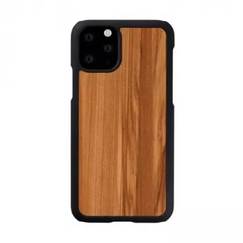 Puzdro na smartphone man and wood pre iPhone 11 Pro — prevedenie Cappuccino-čierna