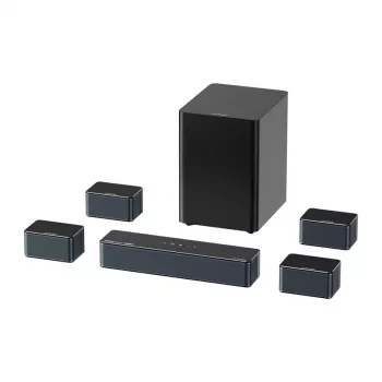 Reproduktor Ultimea Poseidon D80 čierny 7.1 kanálov, 8 reproduktorov, káblový & bezdrôtový, aktívny subwoofer