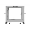 Rack 19 9U 600x600-1100 nastaviteľný sivý