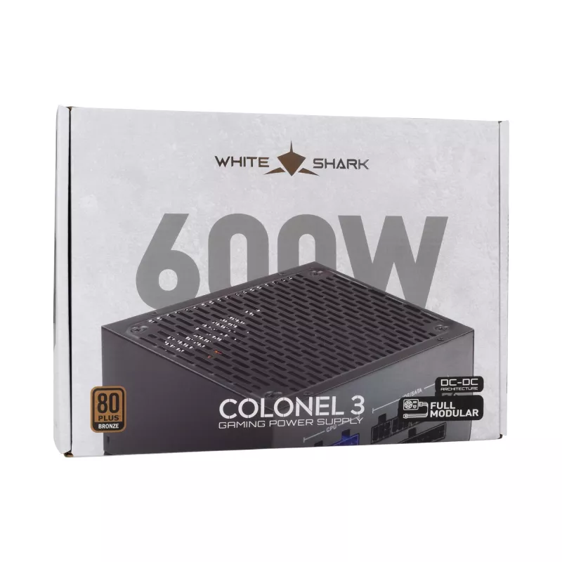 Napájací zdroj White Shark GPSU-B600S Colonel-3 600W