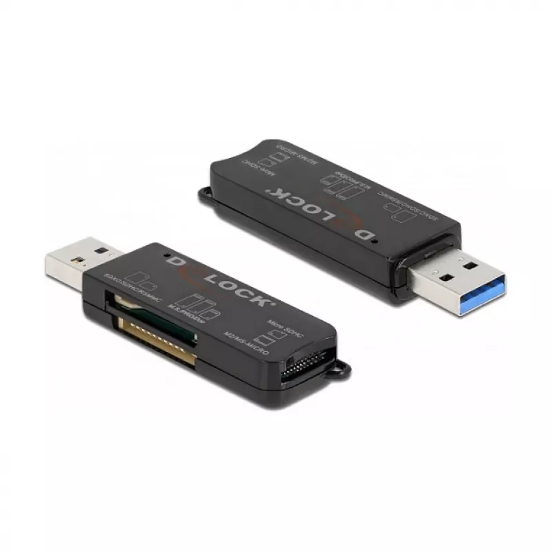 Čítačka kariet DeLOCK SuperSpeed USB pre SD Micro SD MS