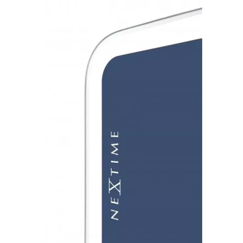 NeXtime nástenné hodiny 3072bl Thumbs up, 40,5x41,5 cm, nástenné, modrá/strieborná