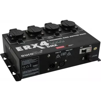 Svetelný DMX switchpack EUROLITE ERX-4 4-kanálový 16A