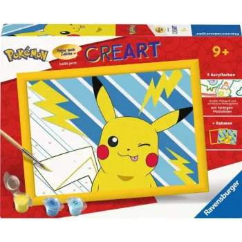 Maliarska sada Ravensburger CreArt — Frecher Pikachu (model 25557) maľovanie podľa čísel
