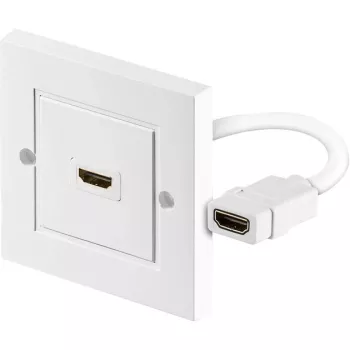 Wentronic Goobay HDMI™ nástenná krabica - 1 x HDMI™ A-konektor samica > 1 x HDMI™ A-konektor samica (51722)