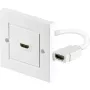 Wentronic Goobay HDMI™ nástenná krabica - 1 x HDMI™ A-konektor samica > 1 x HDMI™ A-konektor samica (51722)