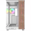 PC skriňa Thermaltake View 380 XL WS ARGB Snow White — Midi-Tower, podpora ATX, s oknom