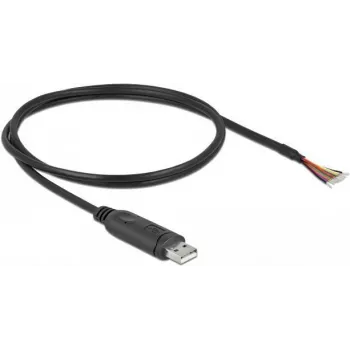 Delock - sériový adaptér - USB2.0 - RS-232 - čierny (90524)