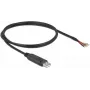 Delock - sériový adaptér - USB2.0 - RS-232 - čierny (90524)