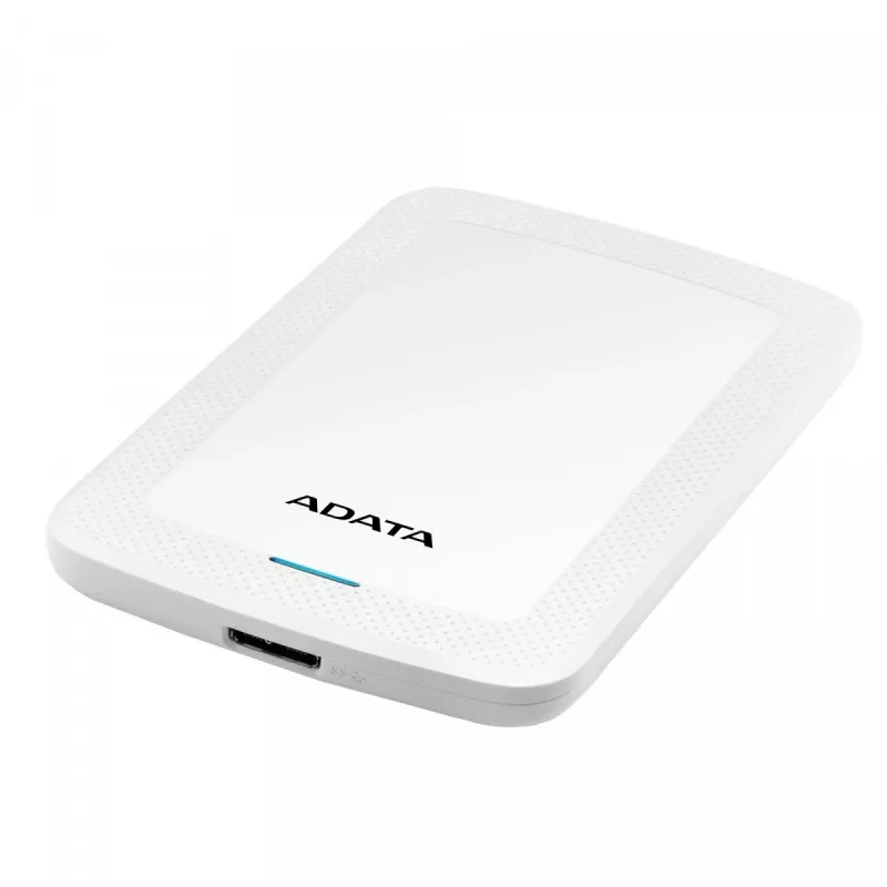 ADATA HV300 - pevný disk - 2 TB - externý (prenosný) - USB 3.1 - 256-bit-AES - biely