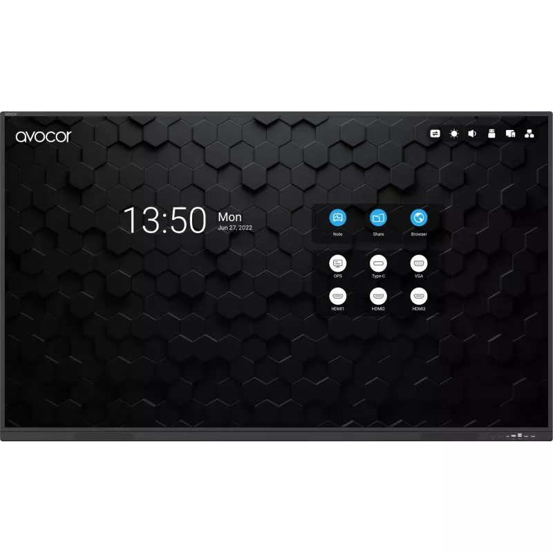 AVOCOR S-séria AVS-7510 190cm TOUCH 75''/3840x2160/3xHDMI/VGA/3xUSB