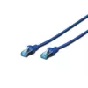 Sieťový kábel Digitus CAT 5e SF/UTP RJ-45 Cat5e 1 m modrý