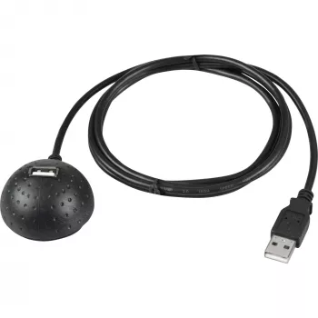 Wentronic USB kábel - USB Type-A, 4-pin (M) - USB Type-A, 4-pin (F) - 1,5 m - magnetický stojan (68913)
