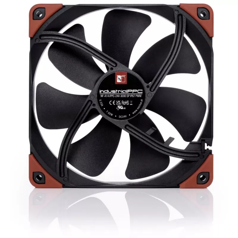Noctua NF-A14 industrialPPC-24V-3000 SP 140mm skriňový ventilátor