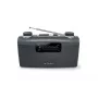 Prenosné rádio Muse M-058 R — AM/FM, otočný ovládač hlasitosti, batériová alebo sieťová prevádzka (230V, 50Hz), Čierna/Sivá