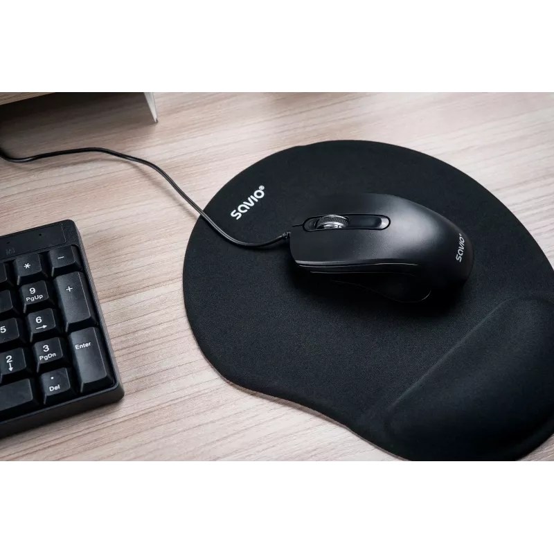Savio KB-01 klávesnica Home/Office USB QWERTY US angličtina čierna