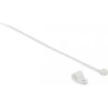 Skrutkovacia káblová spona DeLOCK 18865 nylon biela 22mm 10 ks