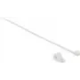 Skrutkovacia káblová spona DeLOCK 18865 nylon biela 22mm 10 ks