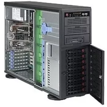 Počítačová skriňa Supermicro CSE-743TQ-903B-SQ Full Tower čierna