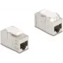 Delock 90718 Spojka Keystone modulu RJ45 zásuvka na RJ45 zásuvku, Cat.6A, tienená