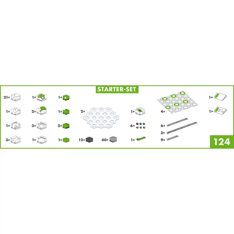 Ravensburger GraviTrax štartovacia sada 22410, guľôčková dráha