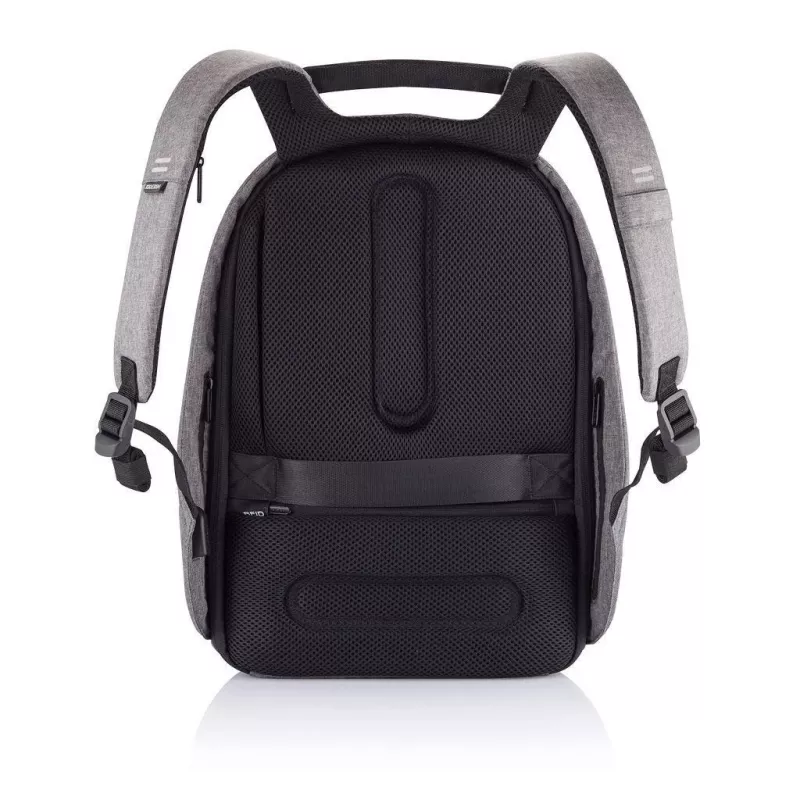 XD Design Bobby Hero Regular P705.292 protikradnutý batoh, notebook 15,6 palca, tablet 12,9 palca, 16 l, USB nabíjací port, RFID vrecko, sivý
