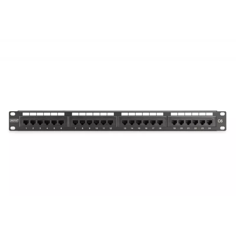 Digitus CAT 6 patch panel netienený DN-91624U-CR