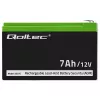 Qoltec 53076 AGM batéria | 12V | 7Ah | bezpečnosť