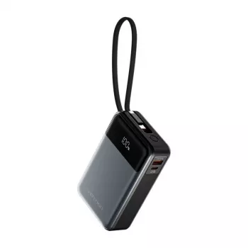 Prenosná powerbanka Vention FHYB0 20000mAh 65W, 2× USB-C, 1× USB-A, čierna