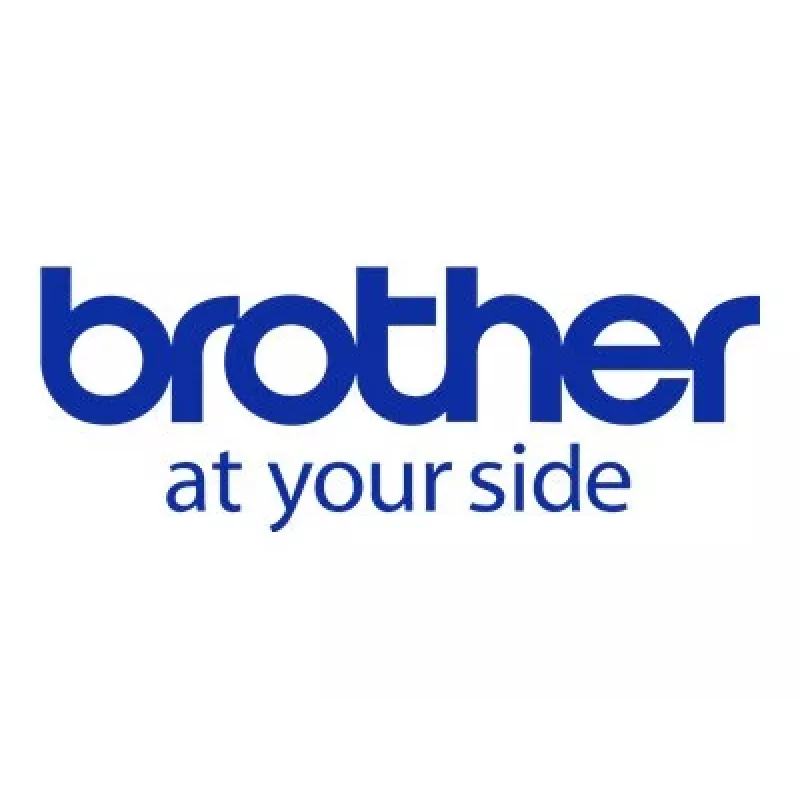 Brother Gloss Laminated Labelling Tape - 12 mm, čierna/biela, 10 ks etiketovacia páska TC