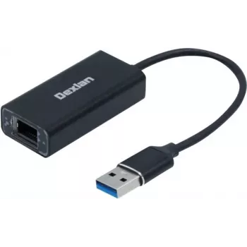 Ethernet USB 3.0 adaptér Dexlan 310765, hliníkové puzdro, Gigabit LAN
