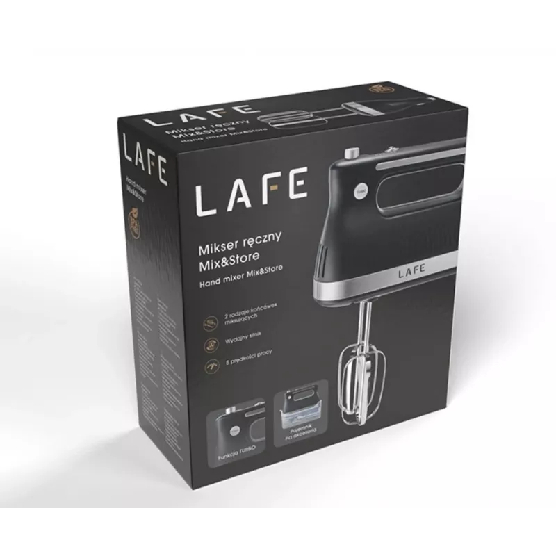 Ručný mixér LAFE MIX & STORE 500 W čierny MB_LAFMIX47473